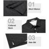 imageELETOP Mens Golf Polo Shirts Moisture Wicking Quick Dry Short Sleeve Polo Casual Fashion Golf Shirt for Men113 Black