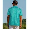imageELETOP Mens Golf Polo Shirts Moisture Wicking Quick Dry Short Sleeve Polo Casual Fashion Golf Shirt for Men116 Green Bag