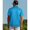 imageELETOP Mens Golf Polo Shirts Moisture Wicking Quick Dry Short Sleeve Polo Casual Fashion Golf Shirt for Men118 Blue