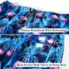 imageELETOP Mens Swim Trunks Quick Dry Bathing Suit Swimming Board Shorts Mesh Lining Beach Swimwear009 Flamingo