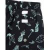 imageELETOP Mens Swim Trunks Quick Dry Bathing Suit Swimming Board Shorts Mesh Lining Beach Swimwear317 Pineapple Black