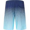 imageELETOP Mens Swim Trunks Quick Dry Bathing Suit Swimming Board Shorts Mesh Lining Beach Swimwear437 Grid Gradient Blue