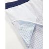 imageELETOP Mens Swim Trunks Quick Dry Bathing Suit Swimming Board Shorts Mesh Lining Beach Swimwear437 Grid Gradient Blue