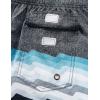 imageELETOP Mens Swim Trunks Quick Dry Bathing Suit Swimming Board Shorts Mesh Lining Beach Swimwear445 Stripe Blue Grey