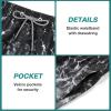 imageELETOP Mens Swim Trunks Quick Dry Bathing Suit Swimming Board Shorts Mesh Lining Beach Swimwear448 Ripple Grey