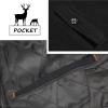 imageELETOP Mens Trench Coat Long Wool Coat Winter Classic Overcoat Top Pea Coat1109 Black Short