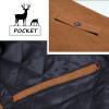imageELETOP Mens Trench Coat Long Wool Coat Winter Classic Overcoat Top Pea Coat1109 Camel Short