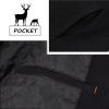 imageELETOP Mens Trench Coat Long Wool Coat Winter Classic Overcoat Top Pea Coat1802 Black Long