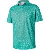 imageELETOP Mens Golf Polo Shirts Moisture Wicking Quick Dry Short Sleeve Polo Casual Fashion Golf Shirt for Men116 Green Bag