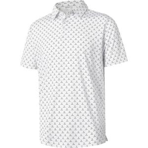 imageELETOP Mens Golf Polo Shirts Moisture Wicking Quick Dry Short Sleeve Polo Casual Fashion Golf Shirt for Men115 White Golf