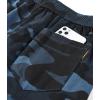 imageELETOP Mens Cargo Shorts Elastic Waistband Drawstring Big and Tall Cotton Summer Casual Work Shorts901 Blue Camo