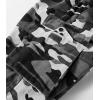 imageELETOP Mens Cargo Shorts Elastic Waistband Drawstring Big and Tall Cotton Summer Casual Work Shorts901 Grey Camo