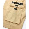 imageELETOP Mens Cargo Shorts Elastic Waistband Drawstring Big and Tall Cotton Summer Casual Work Shorts901 Khaki