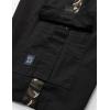imageELETOP Mens Cargo Shorts Elastic Waistband Drawstring Big and Tall Cotton Summer Casual Work Shorts902 Camo Black