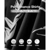 imageELETOP Mens Golf Polo Shirts Short Sleeve Moisture Wicking Hawaiian Tropical Polos Performance Golf Shirts for Men Dry Fit005coco Leaf Black