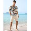 imageELETOP Mens Hawaiian Shirt Quick Dry Tropical Beach Shirts Short Sleeve Aloha Holiday Casual Cuban Shirts006 Tropical Print