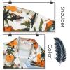 imageELETOP Mens Hawaiian Shirt Quick Dry Tropical Beach Shirts Short Sleeve Aloha Holiday Casual Cuban Shirts006 Tropical Print