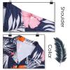 imageELETOP Mens Hawaiian Shirt Quick Dry Tropical Beach Shirts Short Sleeve Aloha Holiday Casual Cuban Shirts056 Petunia Navy