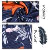 imageELETOP Mens Hawaiian Shirt Quick Dry Tropical Beach Shirts Short Sleeve Aloha Holiday Casual Cuban Shirts056 Petunia Navy