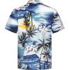 imageELETOP Mens Hawaiian Shirt Quick Dry Tropical Beach Shirts Short Sleeve Aloha Holiday Casual Cuban Shirts066 Floral Blue