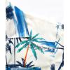 imageELETOP Mens Hawaiian Shirt Quick Dry Tropical Beach Shirts Short Sleeve Aloha Holiday Casual Cuban Shirts156 Ink Painting White