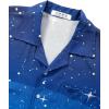 imageELETOP Mens Hawaiian Shirt Quick Dry Tropical Beach Shirts Short Sleeve Aloha Holiday Casual Cuban Shirts158 Starry Sky Blue