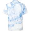 imageELETOP Mens Hawaiian Shirt Quick Dry Tropical Beach Shirts Short Sleeve Aloha Holiday Casual Cuban Shirts253 Tie Dye Blue