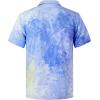 imageELETOP Mens Hawaiian Shirt Quick Dry Tropical Beach Shirts Short Sleeve Aloha Holiday Casual Cuban Shirts254 Blue Yellow