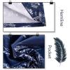imageELETOP Mens Hawaiian Shirts Short Sleeve Floral Beach Shirts Button Down Tropical Aloha Vacation Shirts036 Hawaii Blue