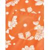 imageELETOP Mens Hawaiian Shirts Short Sleeve Floral Beach Shirts Button Down Tropical Aloha Vacation Shirts045 Floral Orange