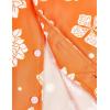 imageELETOP Mens Hawaiian Shirts Short Sleeve Floral Beach Shirts Button Down Tropical Aloha Vacation Shirts045 Floral Orange