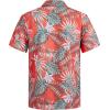 imageELETOP Mens Hawaiian Shirts Short Sleeve Floral Beach Shirts Button Down Tropical Aloha Vacation Shirts233 Flamingo Leaf Orange