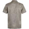 imageELETOP Mens Hawaiian Shirts Summer Imitated Silk Jacquard Shirts Short Sleeve Casual Beach ShirtsM021 Coffee Grey