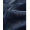 imageELETOP Mens Hawaiian Shirts Summer Imitated Silk Jacquard Shirts Short Sleeve Casual Beach ShirtsM048 Dark Blue