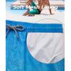 imageELETOP Mens Swim Trunks Quick Dry Bathing Suit Swimming Board Shorts Mesh Lining Beach Swimwear464 Flower Gradient Blue