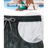 imageELETOP Mens Swim Trunks Quick Dry Bathing Suit Swimming Board Shorts Mesh Lining Beach Swimwear467 Leaf Gradient Gray