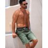 imageELETOP Mens Swim Trunks Quick Dry Bathing Suit Swimming Board Shorts Mesh Lining Beach Swimwear467 Leaf Gradient Gray