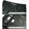 imageELETOP Mens Swim Trunks Quick Dry Bathing Suit Swimming Board Shorts Mesh Lining Beach Swimwear467 Leaf Gradient Gray