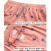 imageELETOP Mens Swim Trunks Quick Dry Bathing Suit Swimming Board Shorts Mesh Lining Beach Swimwear489 Orange Pink