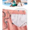 imageELETOP Mens Swim Trunks Quick Dry Bathing Suit Swimming Board Shorts Mesh Lining Beach Swimwear489 Orange Pink