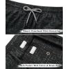 imageELETOP Mens Swim Trunks Quick Dry Bathing Suit Swimming Board Shorts Mesh Lining Beach Swimwear505 Line Black