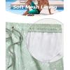 imageELETOP Mens Swim Trunks Quick Dry Bathing Suit Swimming Board Shorts Mesh Lining Beach Swimwear504 Gradient Light Green