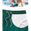 imageELETOP Mens Swim Trunks Quick Dry Bathing Suit Swimming Board Shorts Mesh Lining Beach Swimwear512 Gradient Green