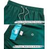 imageELETOP Mens Swim Trunks Quick Dry Bathing Suit Swimming Board Shorts Mesh Lining Beach Swimwear512 Gradient Green