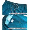 imageELETOP Mens Swim Trunks Quick Dry Bathing Suit Swimming Board Shorts Mesh Lining Beach Swimwear514 Palm Leaf Gradient Blue