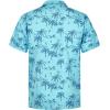 imageELETOP Mens Hawaiian Shirt Tropical Beach Shirts Short Sleeve Aloha Floral Vacation Button Down Shirts267 Blue Coconut Tree