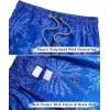 imageELETOP Mens Swim Trunks Quick Dry Bathing Suit Swimming Board Shorts Mesh Lining Beach Swimwear529 Palm Gradient Blue