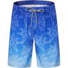 imageELETOP Mens Swim Trunks Quick Dry Bathing Suit Swimming Board Shorts Mesh Lining Beach Swimwear529 Palm Gradient Blue