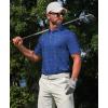 imageELETOP Mens Polo Shirts Short Sleeve Golf Shirts Moisture Wicking Dry Fit Print Performance Golf Polos for Men Collared Shirt141 Square Dark Blue