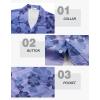 imageELETOP Mens Hawaiian Shirt Tropical Beach Shirts Short Sleeve Aloha Floral Vacation Button Down Shirts255 Purple Flowers
